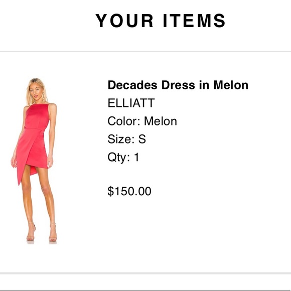 Revolve Elliatt Decades Cocktail Dress pink - Picture 4 of 4